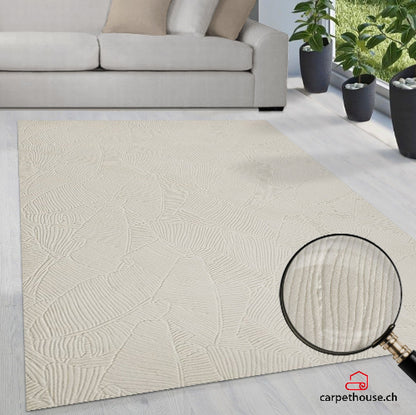 Stilo Moderner Weicher Teppich 391 60-Cream