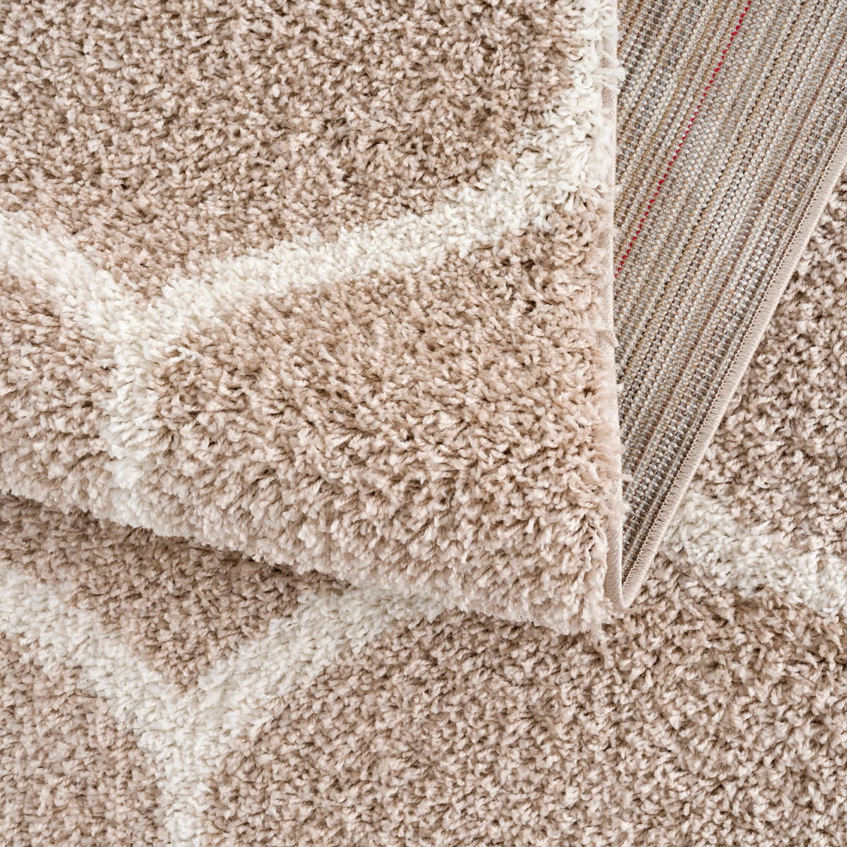 Madrid Beige – Hochflor Teppich