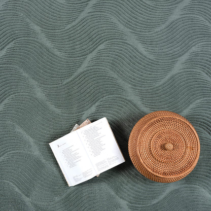 Stilo Moderner Weicher Teppich 392 42-Grün