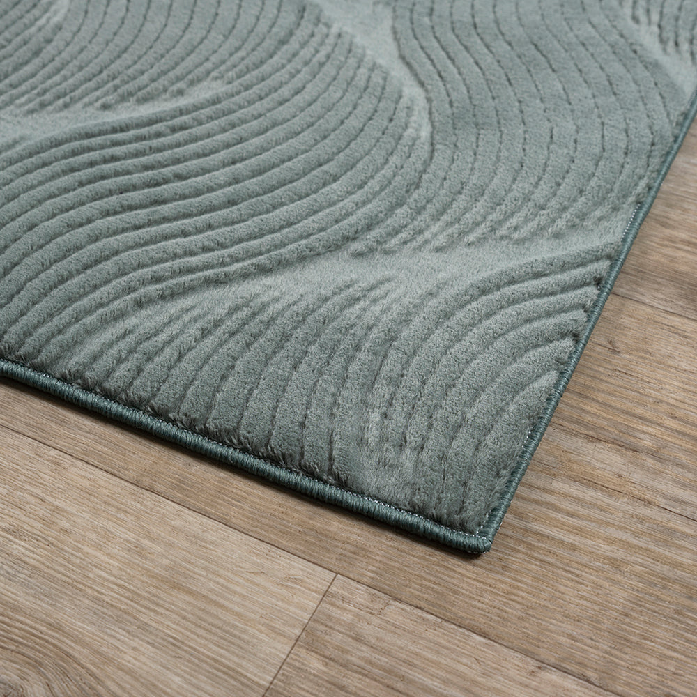 Stilo Moderner Weicher Teppich 392 42-Grün