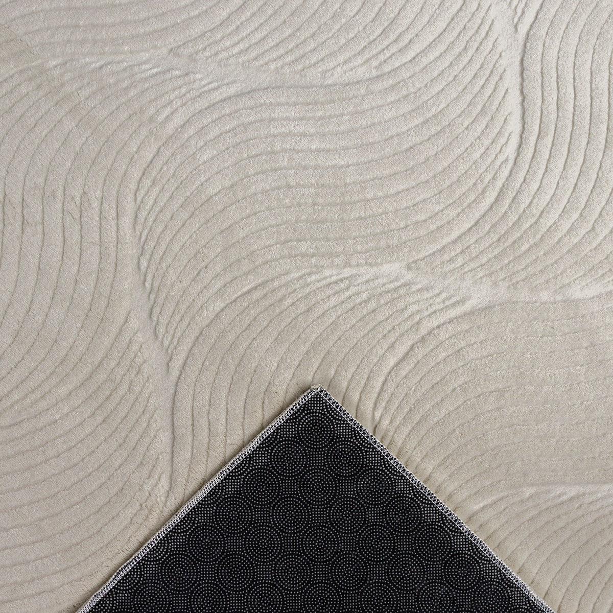 Stilo Moderner Weicher Teppich 392 60-Cream