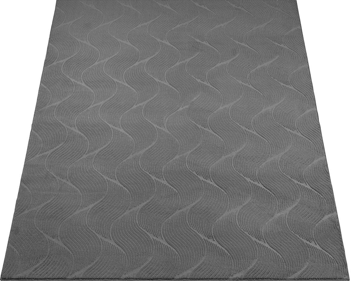 Stilo Moderner Weicher Teppich 392 995-Anthracite