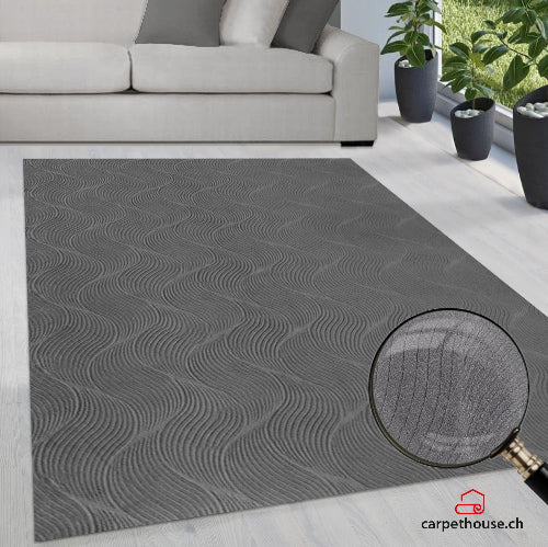 Stilo Moderner Weicher Teppich 392 995-Anthracite