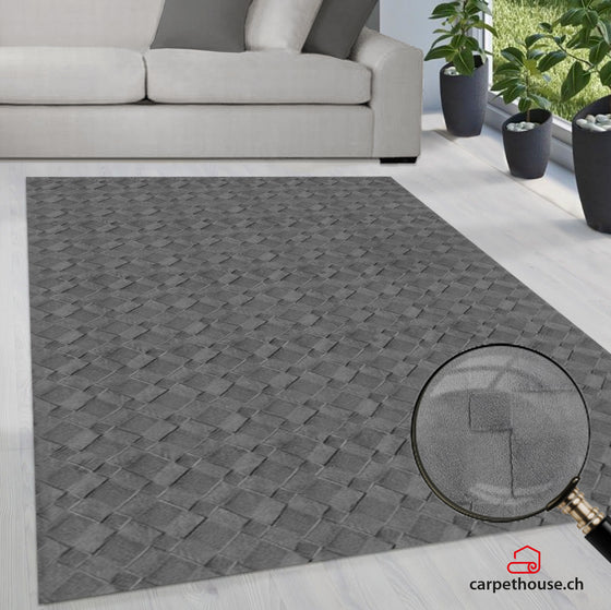 Stilo Moderner Weicher Teppich 393 995-Anthracite