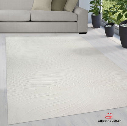 Stilo Moderner Weicher Teppich 397 60-Cream