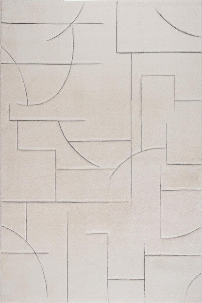 Designer Teppich Diamond Cream 40264-861 Creme