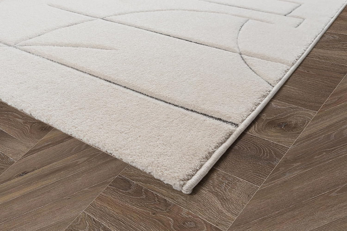 Designer Teppich Diamond Cream 40264-861 Creme