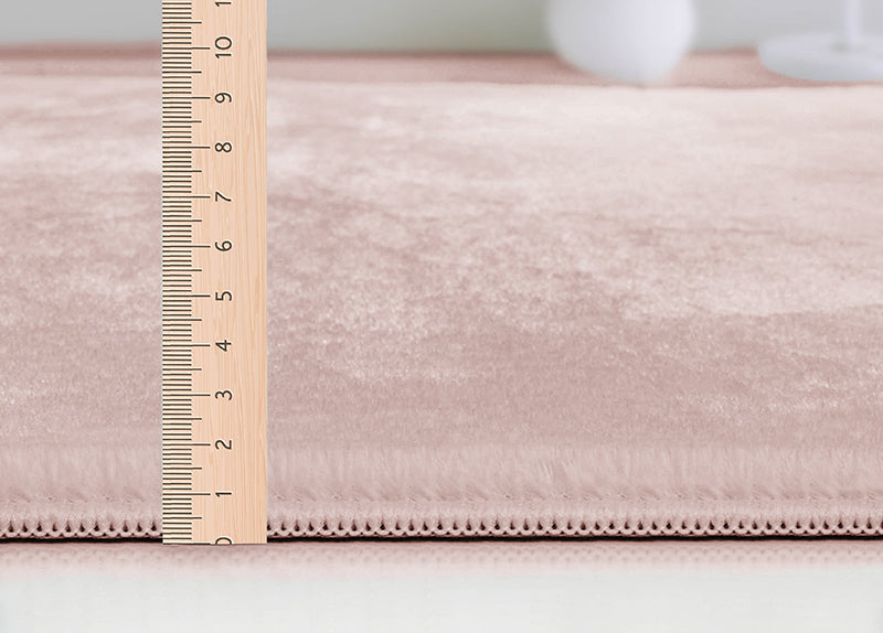 Focus kuschelig warmer Fellteppich 47 55-Rose