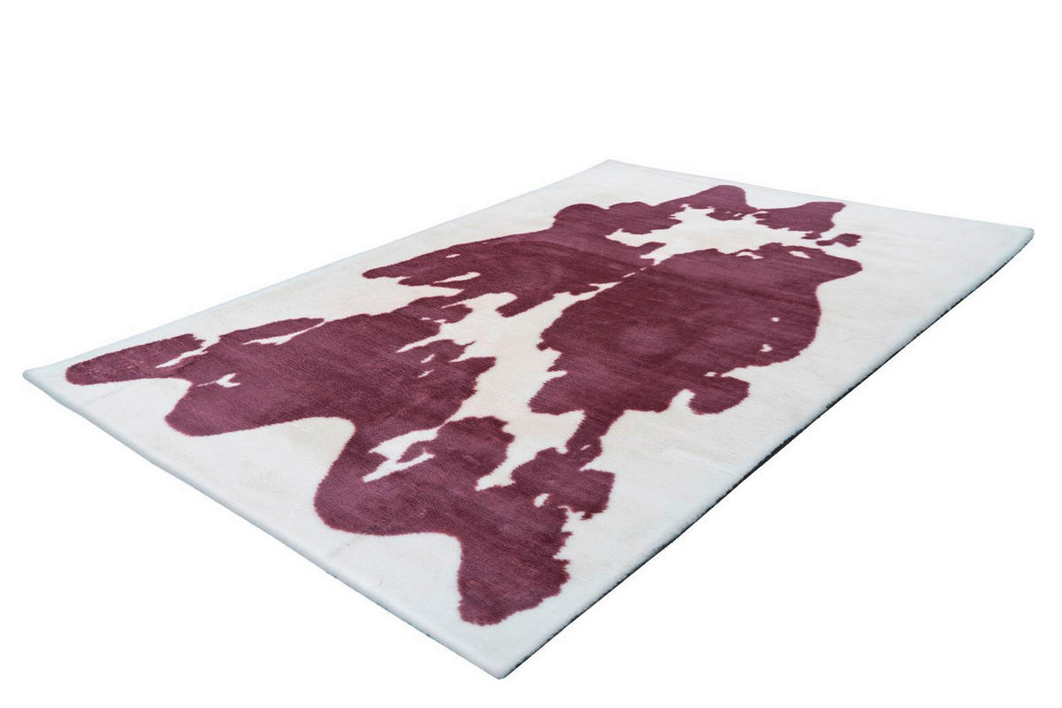 Rabbit Animal 500 Lilac / Weiss – Weicher Hochflorteppich
