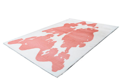 Rabbit Animal 500 Rosa / Weiss – Weicher Hochflorteppich
