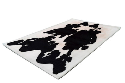 Rabbit Animal 500 Schwarz / Weiss – Weicher Hochflorteppich