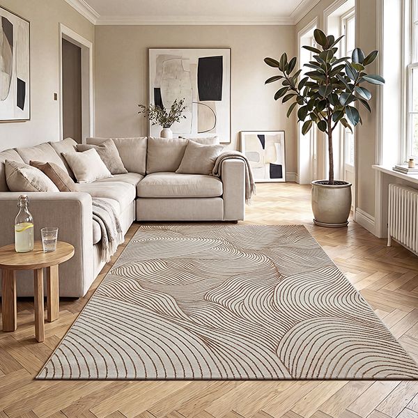 Creation | Beige | Kurzflorteppich