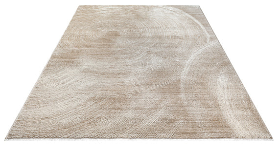 Moderner Kurzflor Teppich Flowline 52074 170-Beige