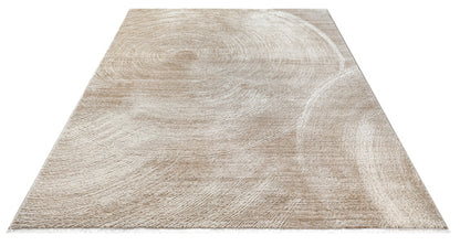 Moderner Kurzflor Teppich Flowline 52074 170-Beige