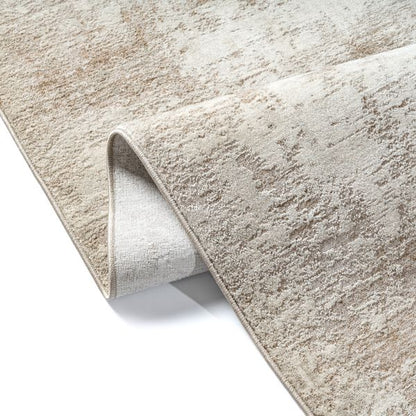 Moderner Kurzflor Teppich Flowline 52075 170-Beige