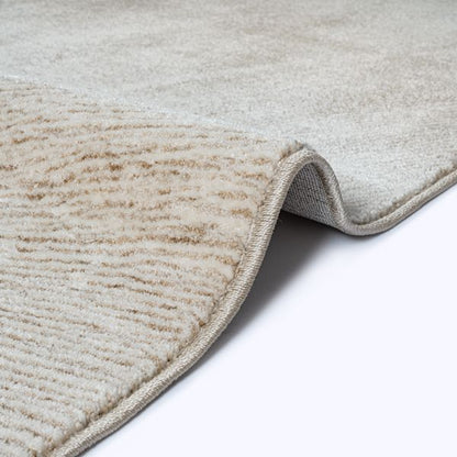 Moderner Kurzflor Teppich Flowline 52076 170-Beige