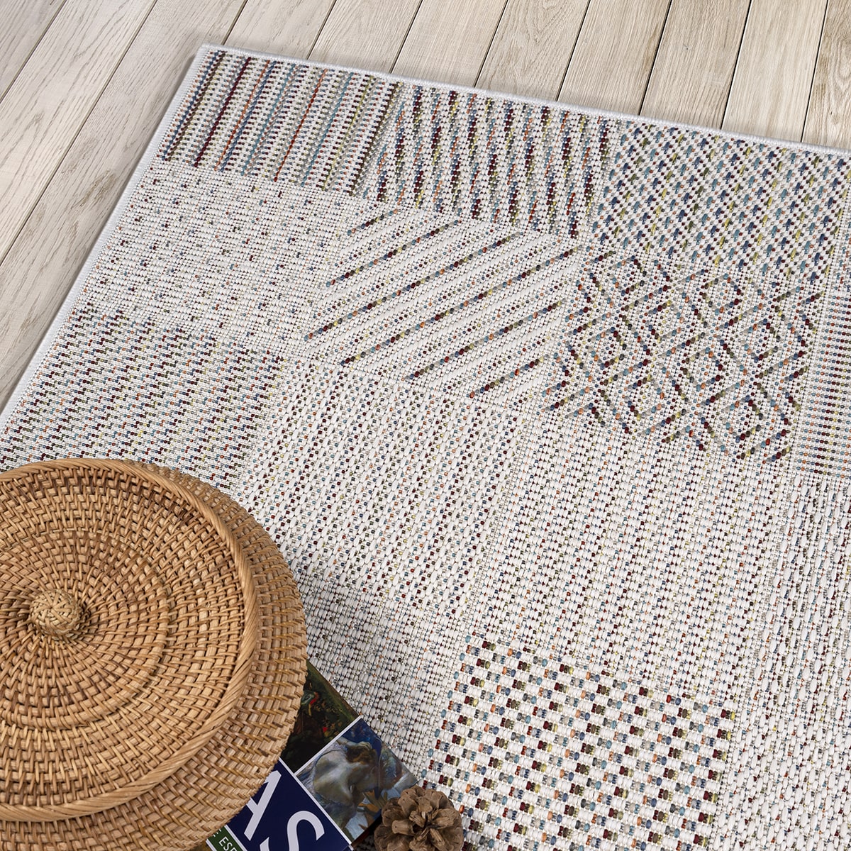 Arven | Cream | Moderner In-& Outdoor Teppich