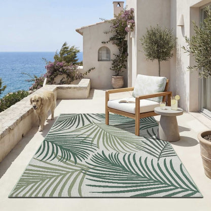 Maestro | Green | Moderner In-& Outdoor Teppich
