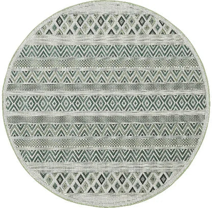 Machka In- & Outdoor Teppich 54045 40 Green – Rund