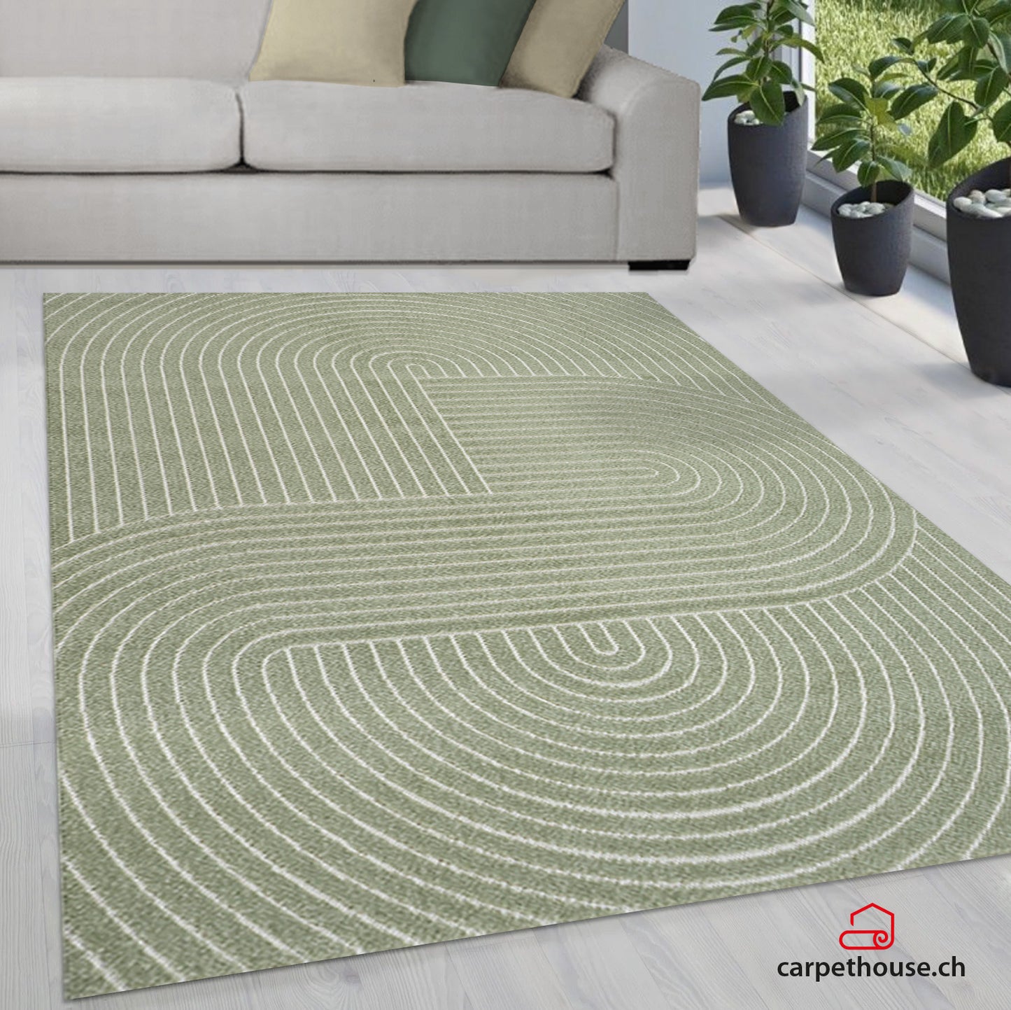 Teppich Tenerife Plus, In- & Outdoor Teppich, 54221 40-Green