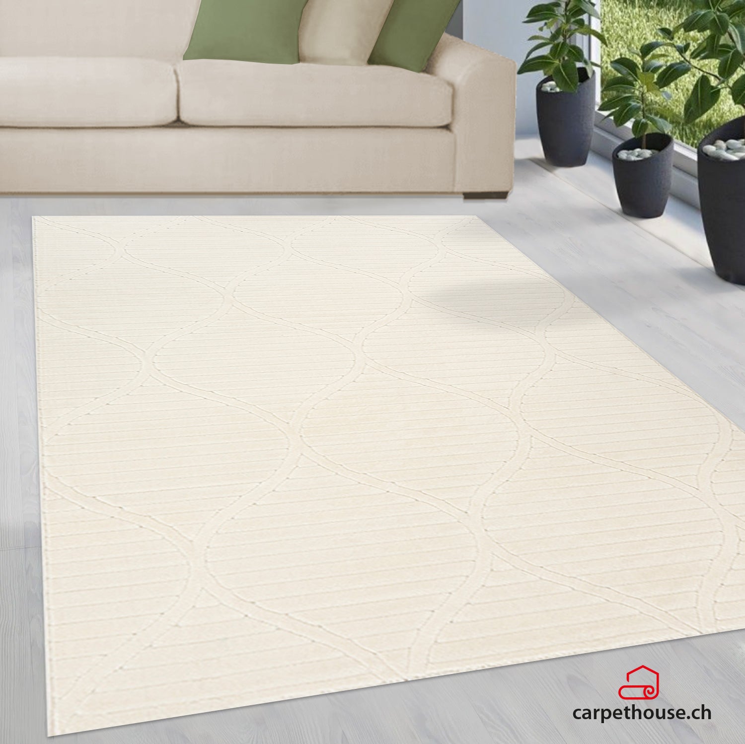 La Palma Moderner Teppich 54272 60-Cream