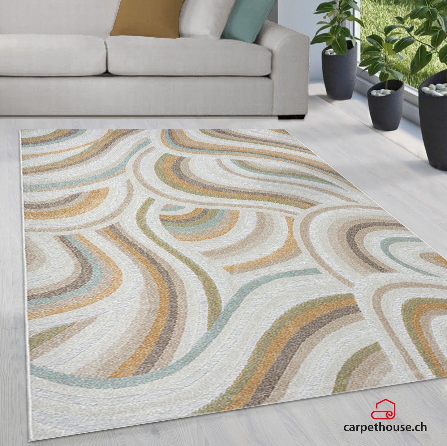 Piar in-& Outdoor Teppich 54292 160-Multi