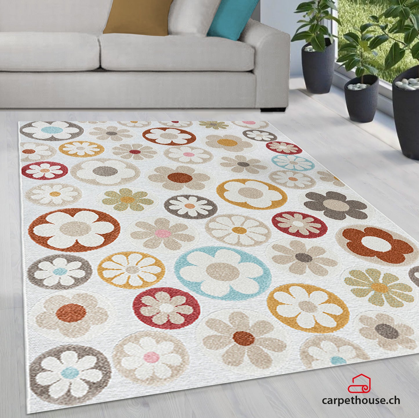 Piar in-& Outdoor Teppich 54295 160-Multi