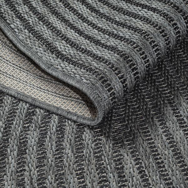 Maestro | Anthracite | Moderner In-& Outdoor Teppich