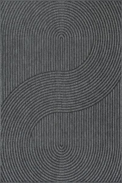 Maestro | Anthracite | Moderner In-& Outdoor Teppich