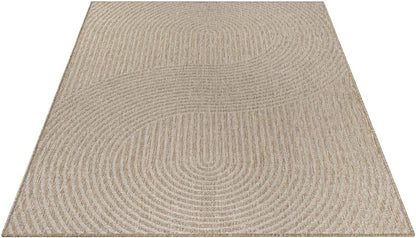 Maestro | Beige | Moderner In-& Outdoor Teppich
