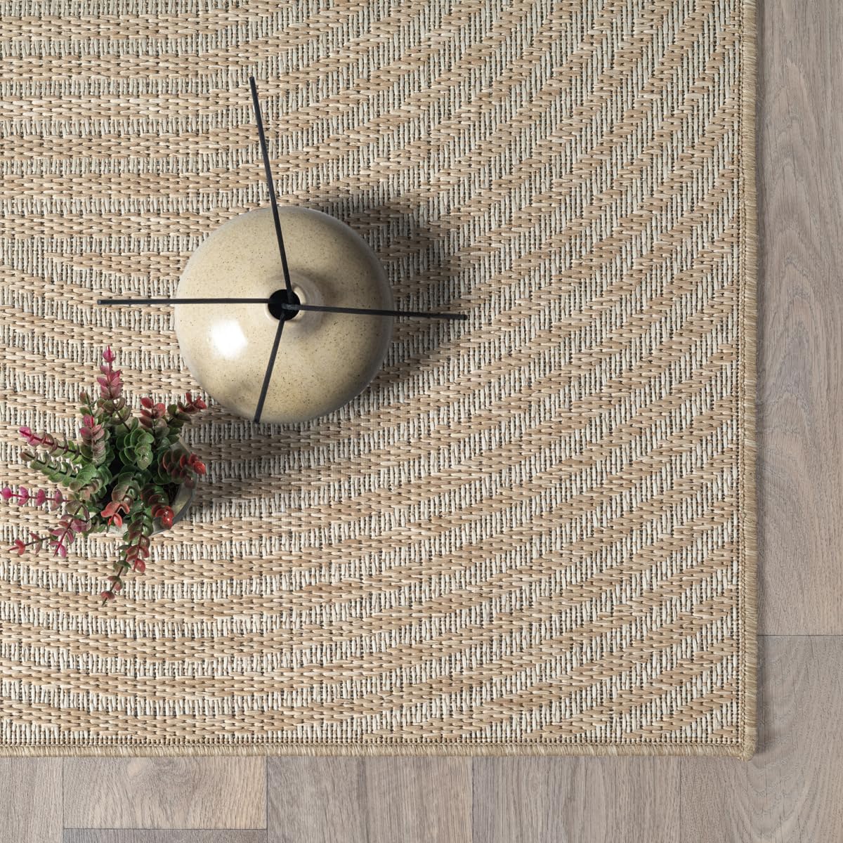 Maestro | Beige | Moderner In-& Outdoor Teppich