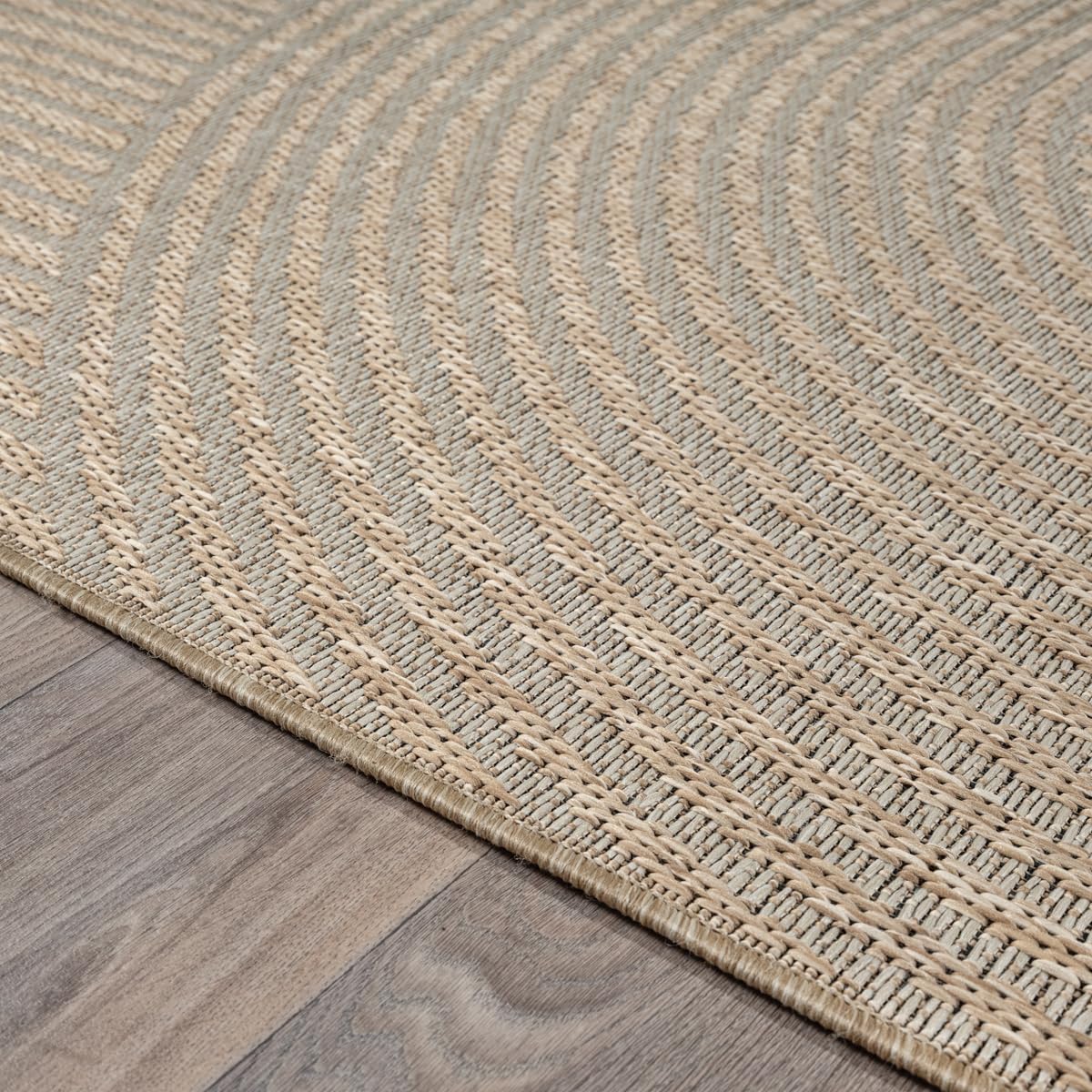 Maestro | Beige | Moderner In-& Outdoor Teppich