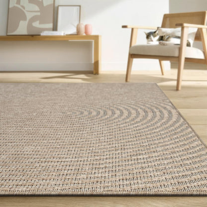 Maestro | Beige | Moderner In-& Outdoor Teppich