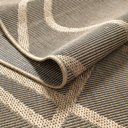 Maestro | Black | Moderner In-& Outdoor Teppich