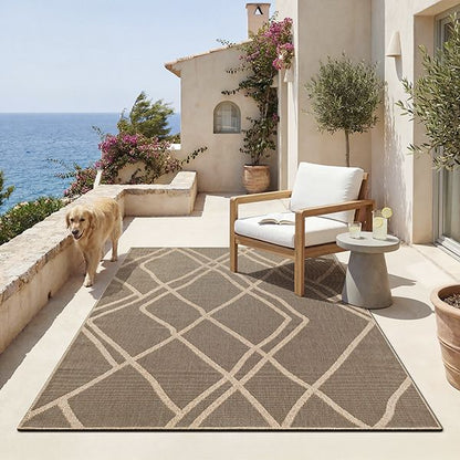 Maestro | Black | Moderner In-& Outdoor Teppich