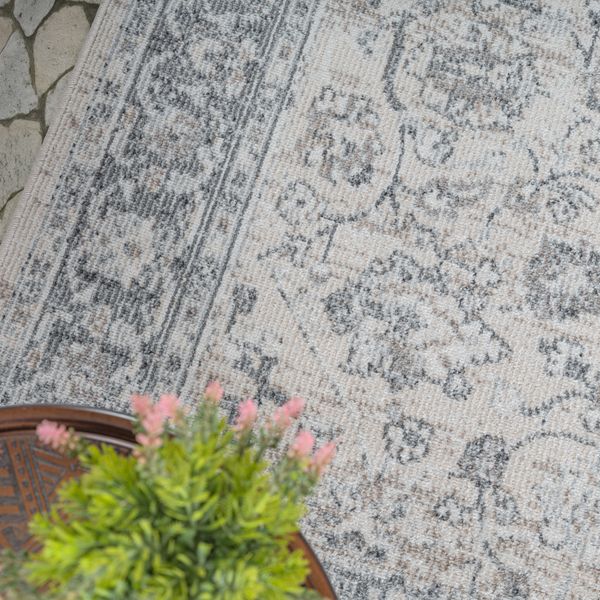 Salsa In-/Outdoor Teppich 54577 179-Beige Grey – Moderner Wetterfester Teppich für Innen & Aussen