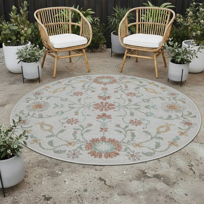 Salsa in-& Outdoor Teppich, 54578 160-Cream - Moderner Wetterfester Teppich für Innen & Aussen
