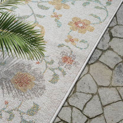Salsa in-& Outdoor Teppich, 54578 160-Cream - Moderner Wetterfester Teppich für Innen & Aussen