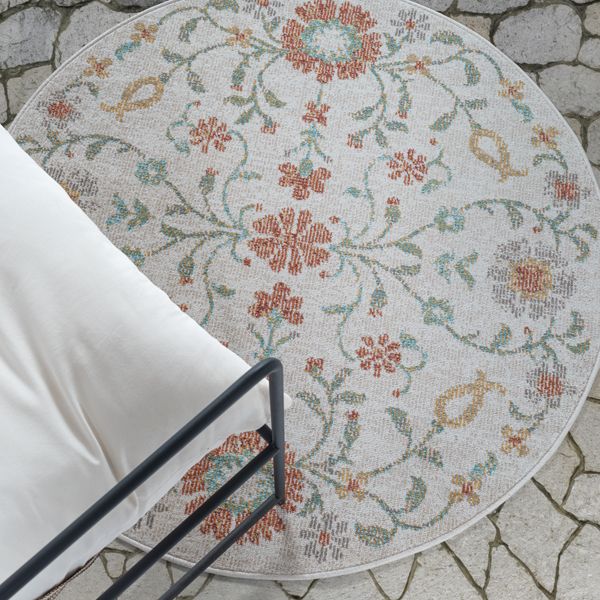 Salsa in-& Outdoor Teppich, 54578 160-Cream - Moderner Wetterfester Teppich für Innen & Aussen