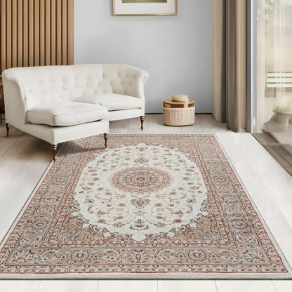 Teppich Dubai | Creme | Kurzflorteppich