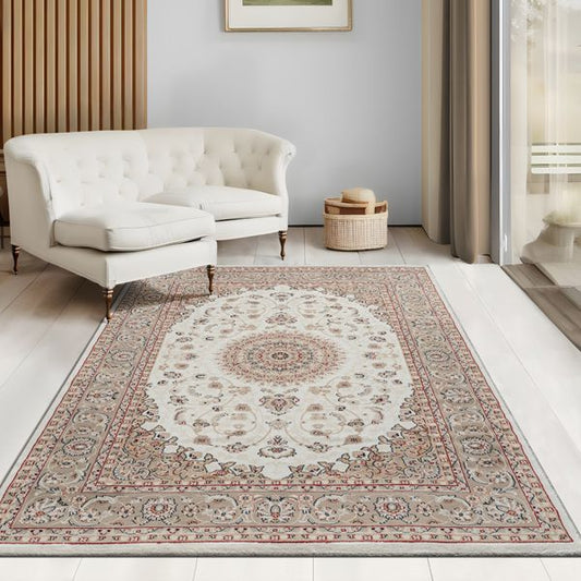 Teppich Dubai | Creme | Kurzflorteppich