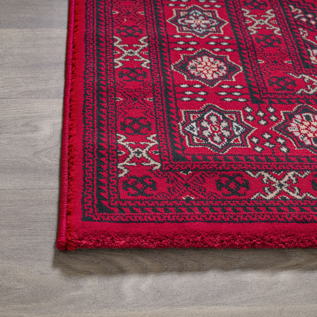 Teppich Dubai | Red | Kurzflorteppich
