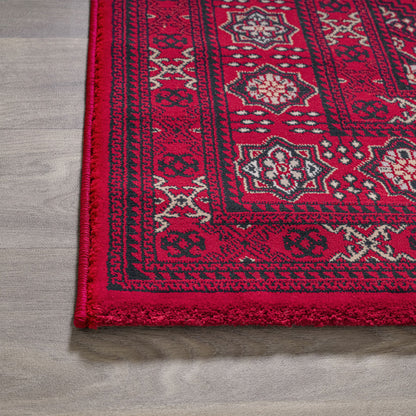 Teppich Dubai | Red | Kurzflorteppich