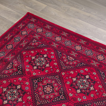 Teppich Dubai | Red | Kurzflorteppich