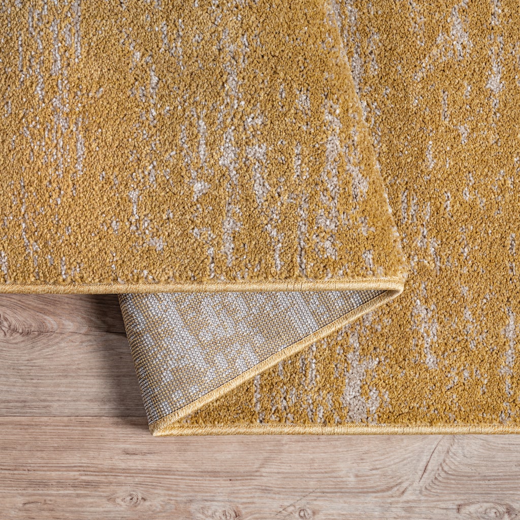 Teppich Oslo 9605 Gold | Moderner Kurzflor
