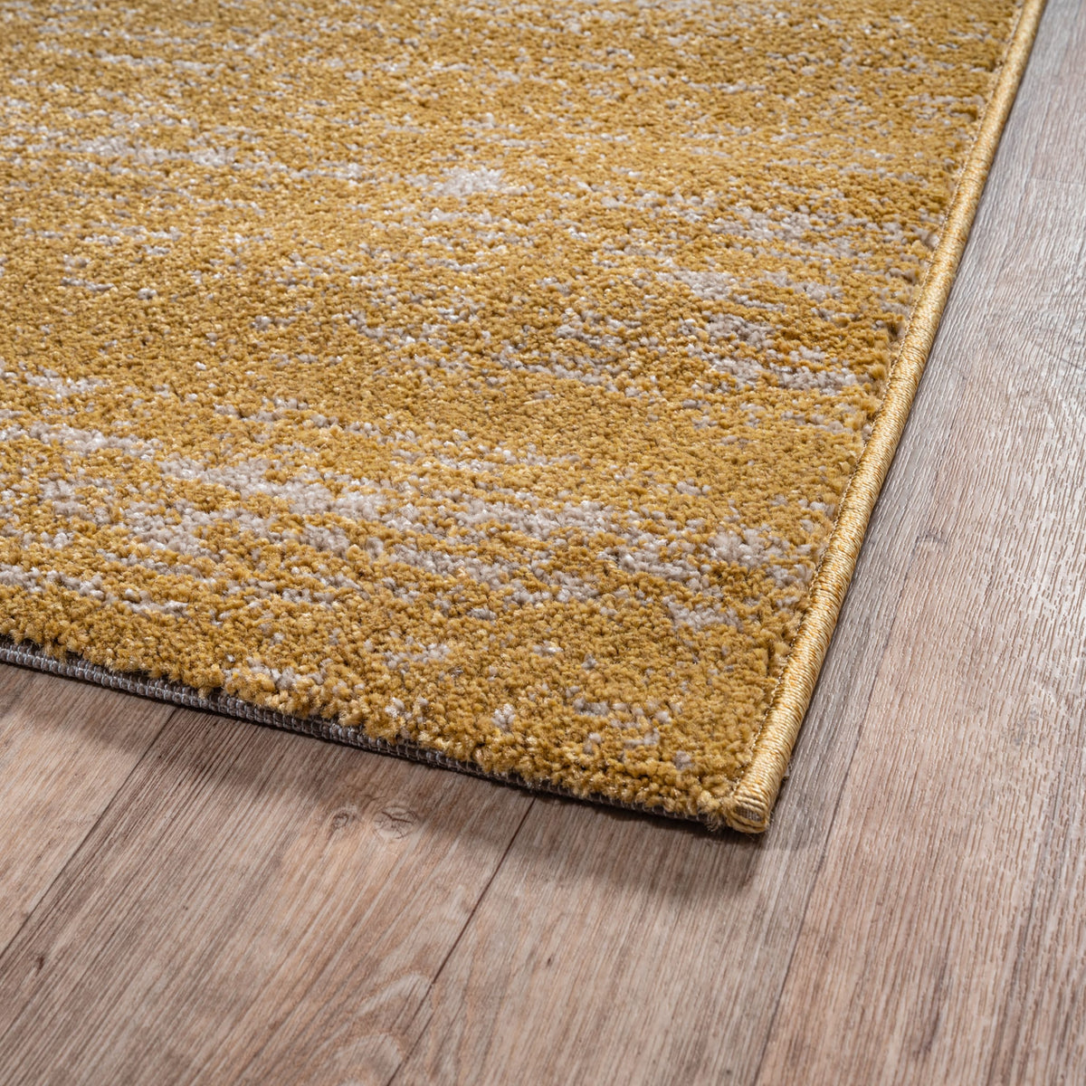 Teppich Oslo 9605 Gold | Moderner Kurzflor