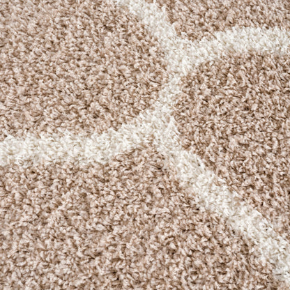 Madrid Beige – Hochflor Teppich
