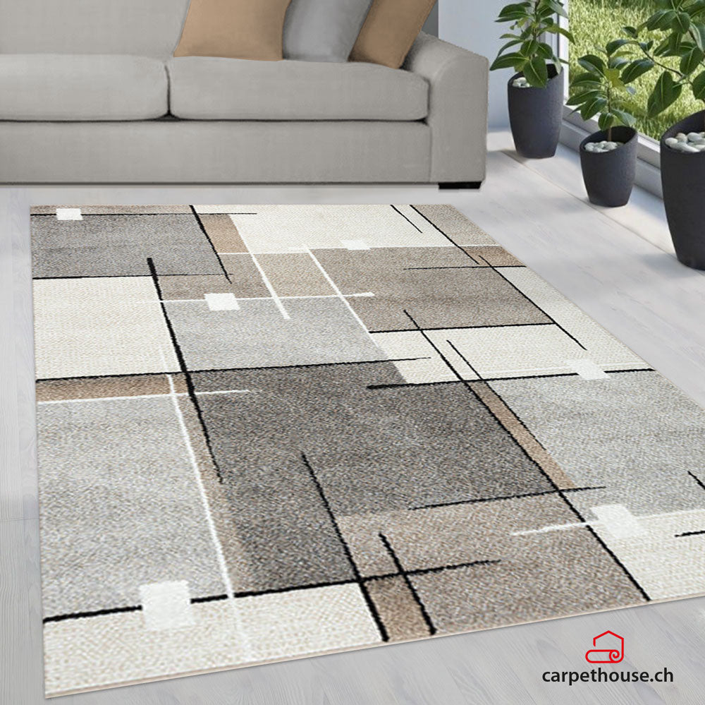 Thales Moderner Teppich 6102 957-Beige