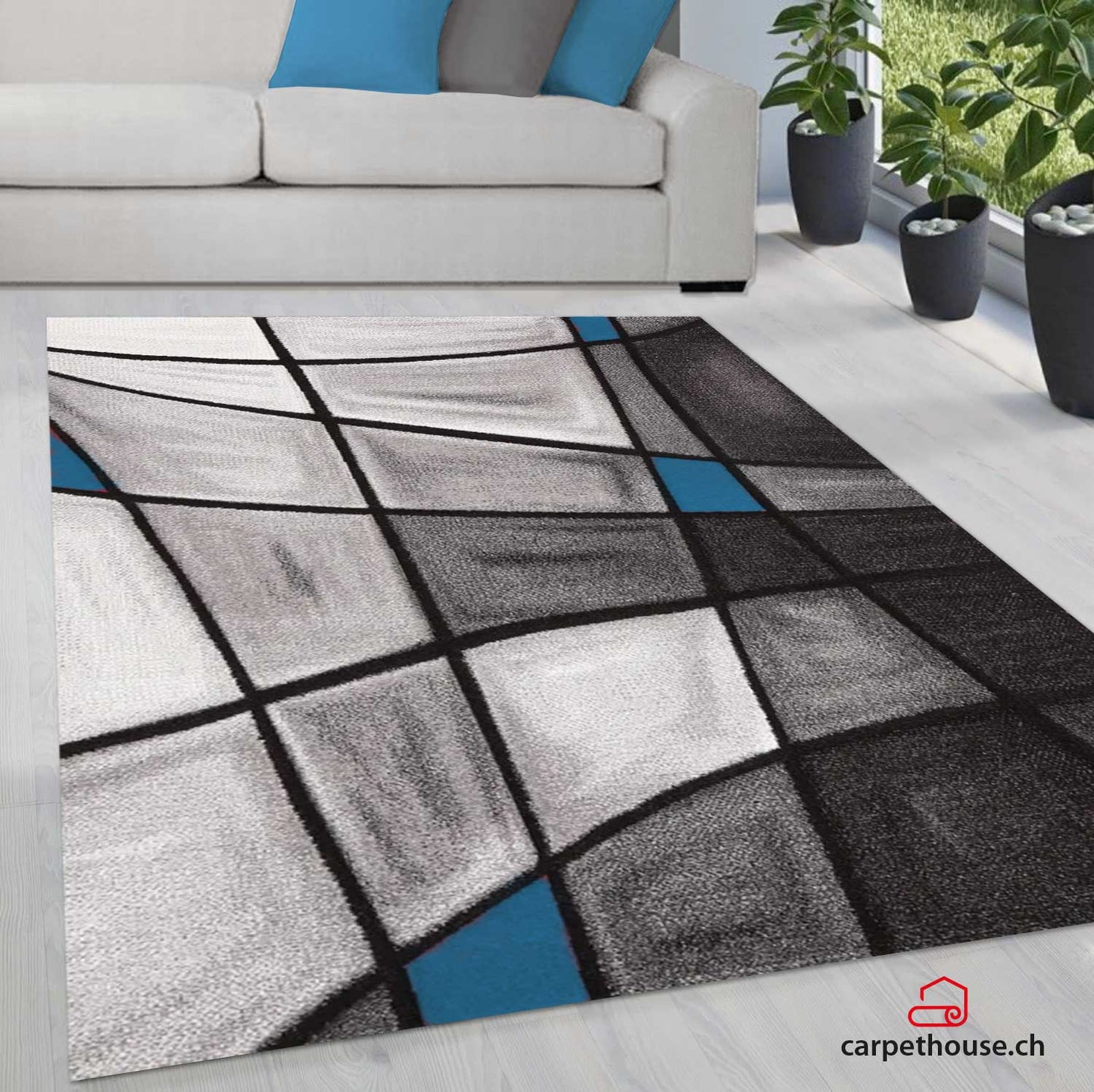 Teppich »BRILLIANCE« 659 930 Grey blue