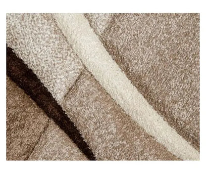 Designer Teppich Diamond Karo Braun Beige